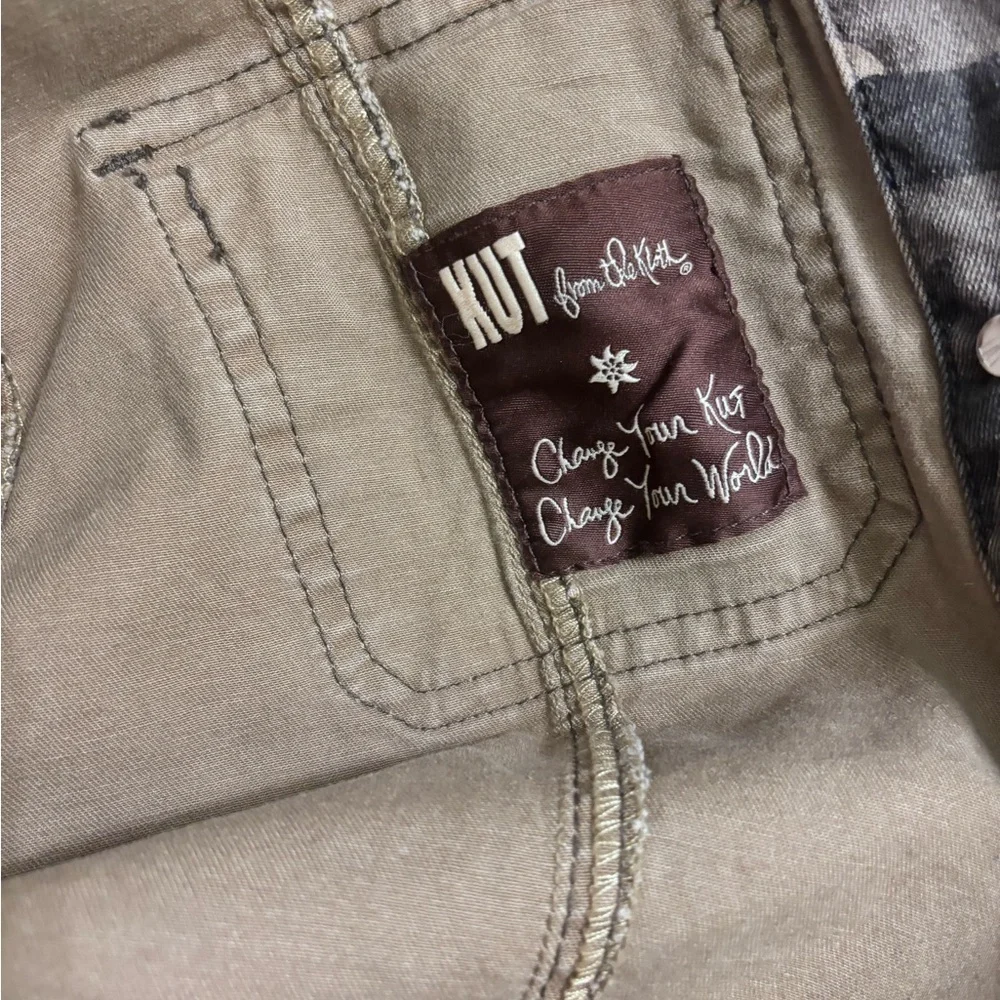 Kut from the Kloth Olive Utility Jacket with Versatile Design